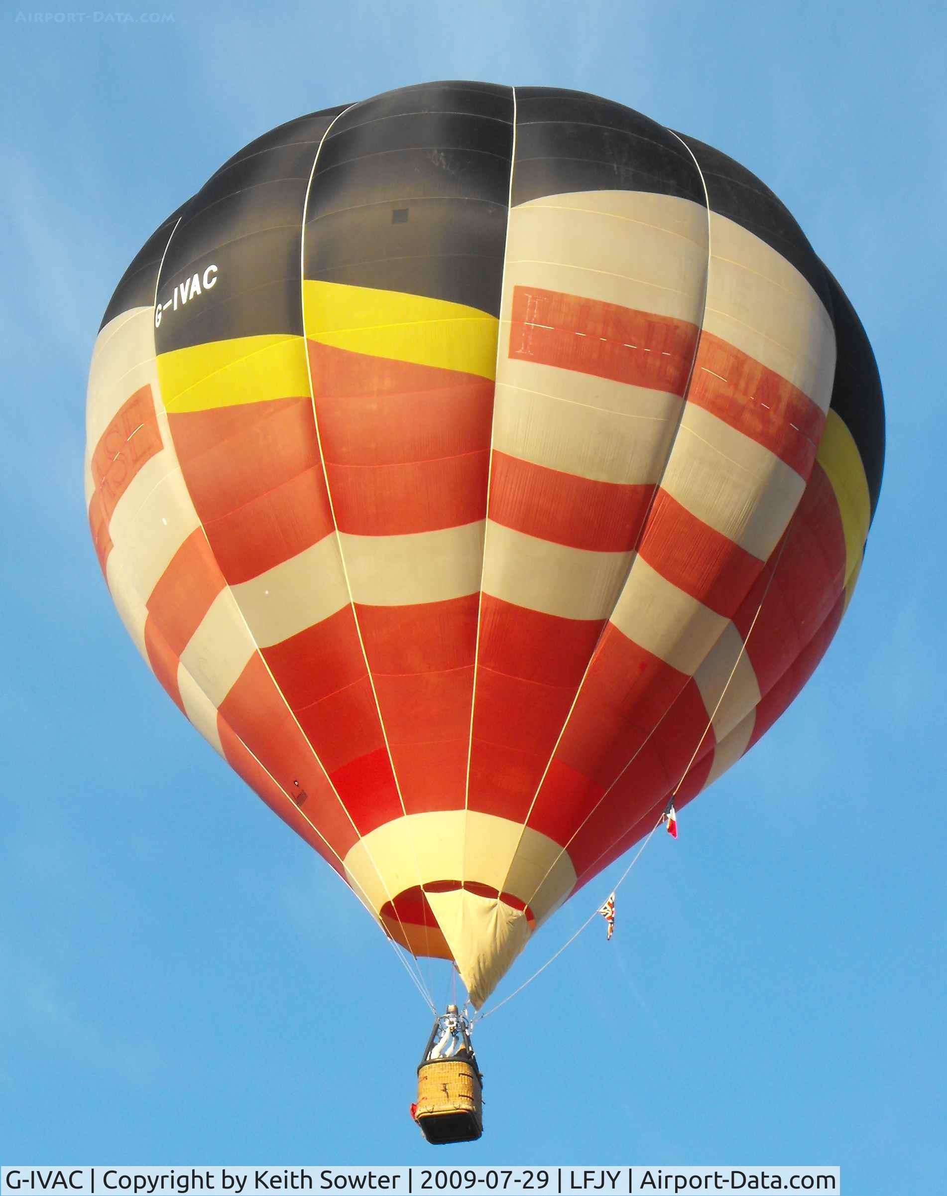 G-IVAC, 1990 Airtour Balloon Co Ltd AH-77B C/N 012, Lorraine Mondial Balloon Meet 2009 at Chambley Airfield LFJY