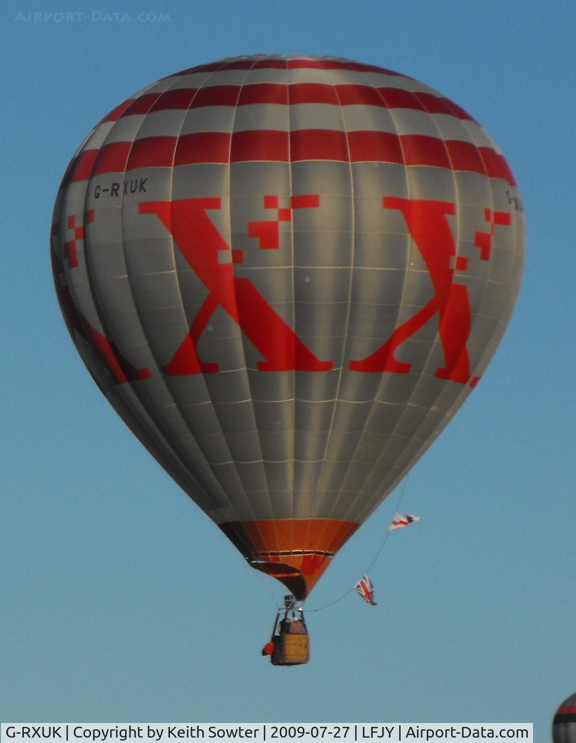 G-RXUK, 1995 Lindstrand Balloons Ltd LBL 105A C/N 232, Lorraine Mondial Balloon Meet 2009 at Chambley Airfield LFJY
