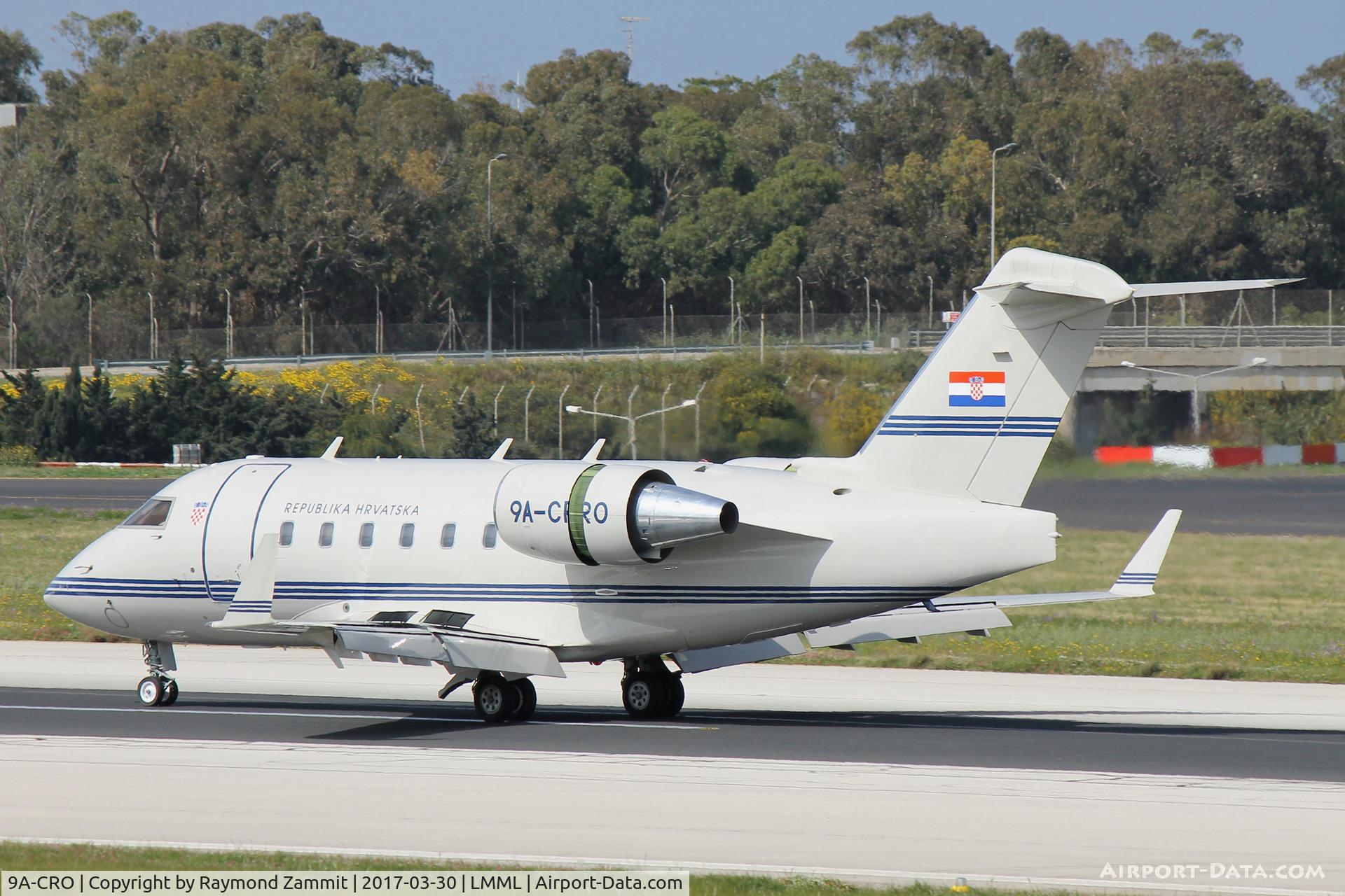 9A-CRO, 1996 Canadair Challenger 604 (CL-600-2B16) C/N 5322, Canadair Challenger 604 (CL-600) 9A-CRO Government of Croatia