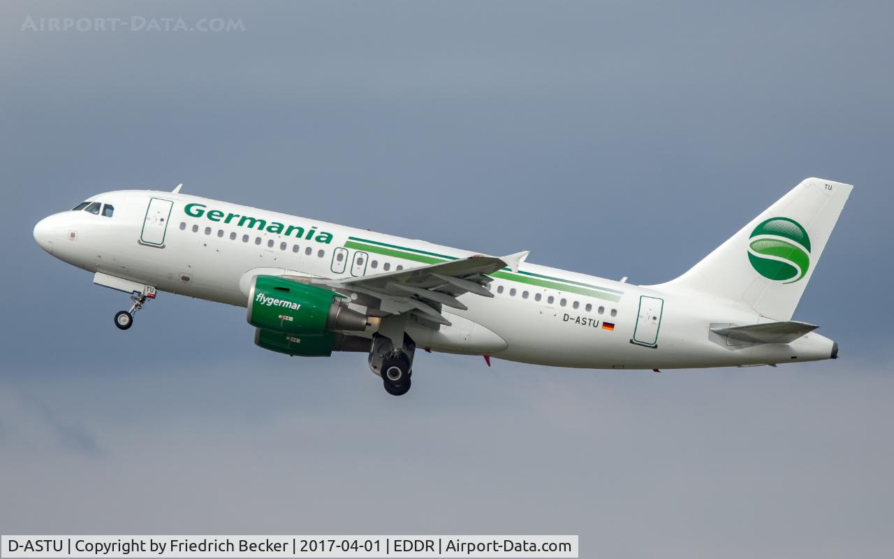 D-ASTU, 2008 Airbus A319-112 C/N 3533, departure to Bremen via RW27