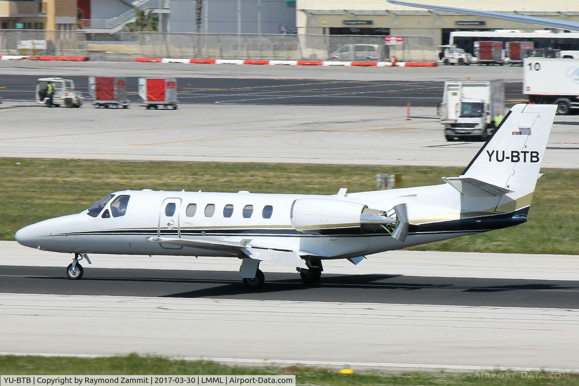 YU-BTB, 2002 Cessna 550 Citation Bravo C/N 550-1037, Cessna 550 Citation Bravo YU-BTB