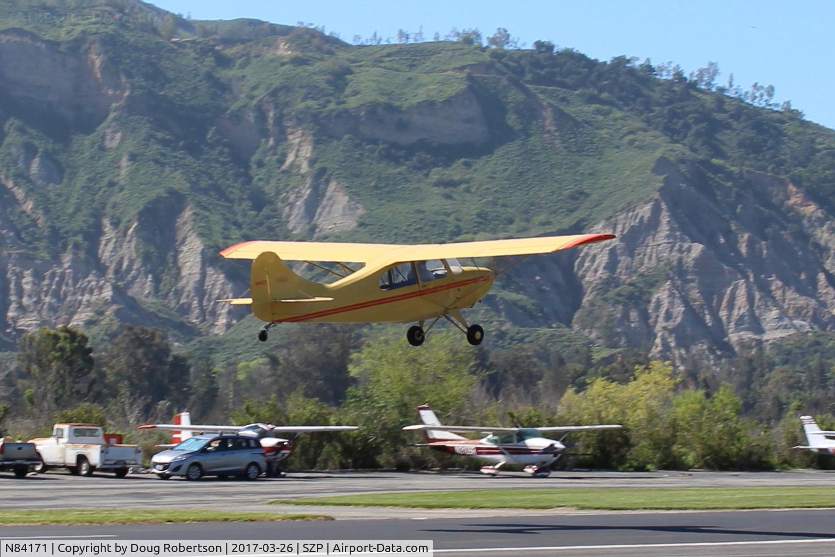 N84171, 1946 Aeronca 7AC Champion C/N 7AC-2859, 1946 Aeronca 7AC CHAMPION, Continental A&C65 65 Hp, takeoff climb Rwy 22