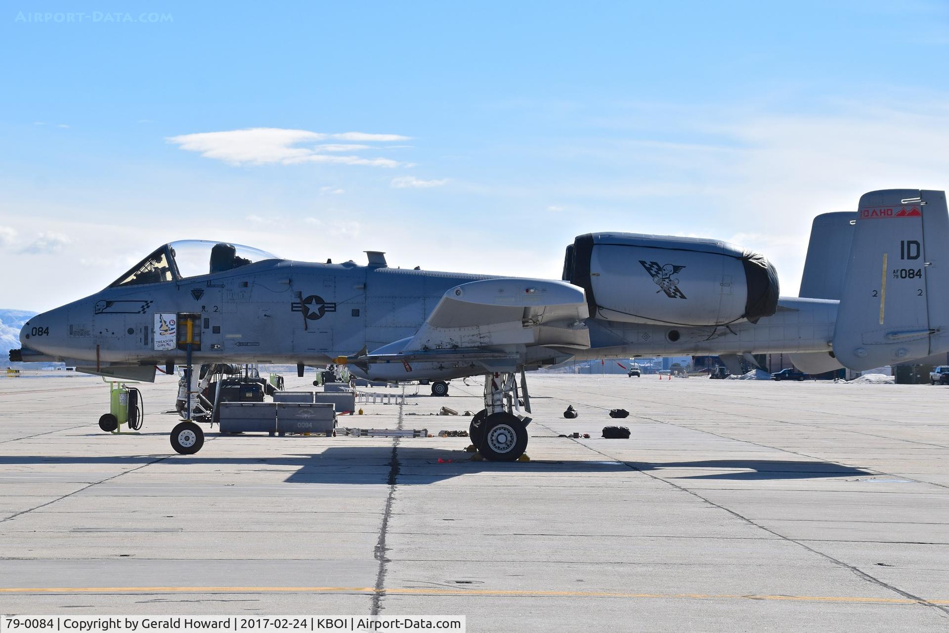 79-0084, 1979 Fairchild Republic A-10C Thunderbolt II C/N A10-0348, Parked on the Idaho ANG ramp. 190th Fighter Sq., Idaho ANG.