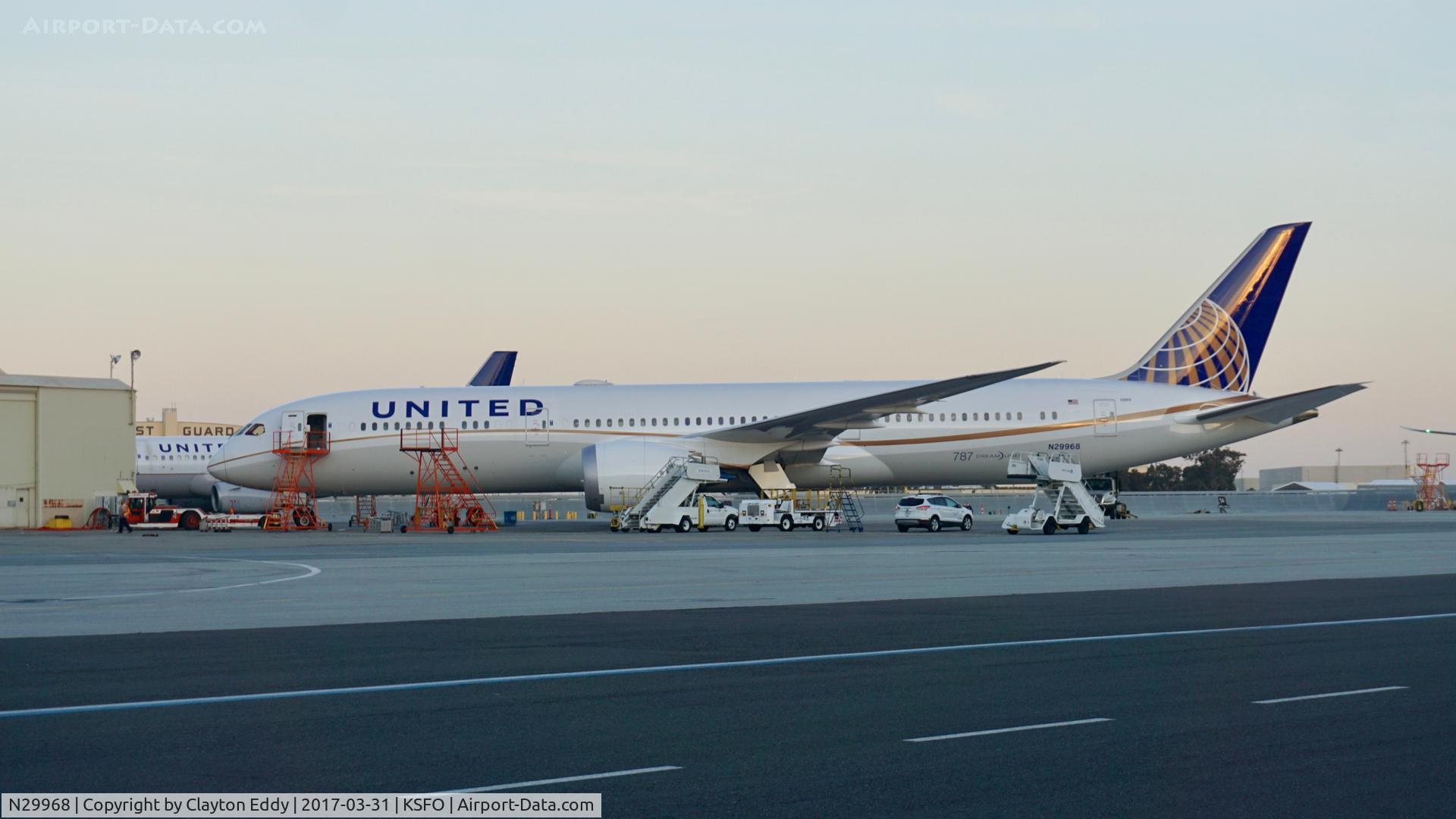 N29968, 2017 Boeing 787-9 Dreamliner Dreamliner C/N 60141, SFO 2017