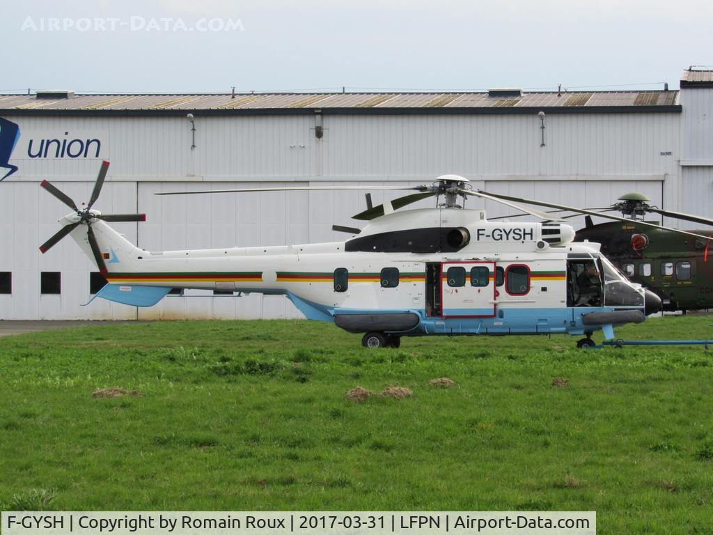 F-GYSH, Eurocopter AS-332L-1 Super Puma C/N 9006, Parked