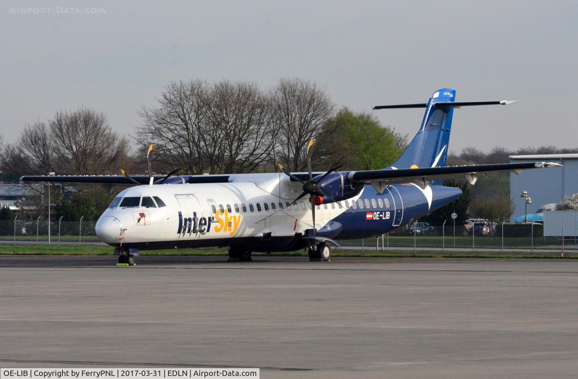 OE-LIB, 2012 ATR N700SV C/N 1038, Intersky ATR72 waiting for a new operator in MGB