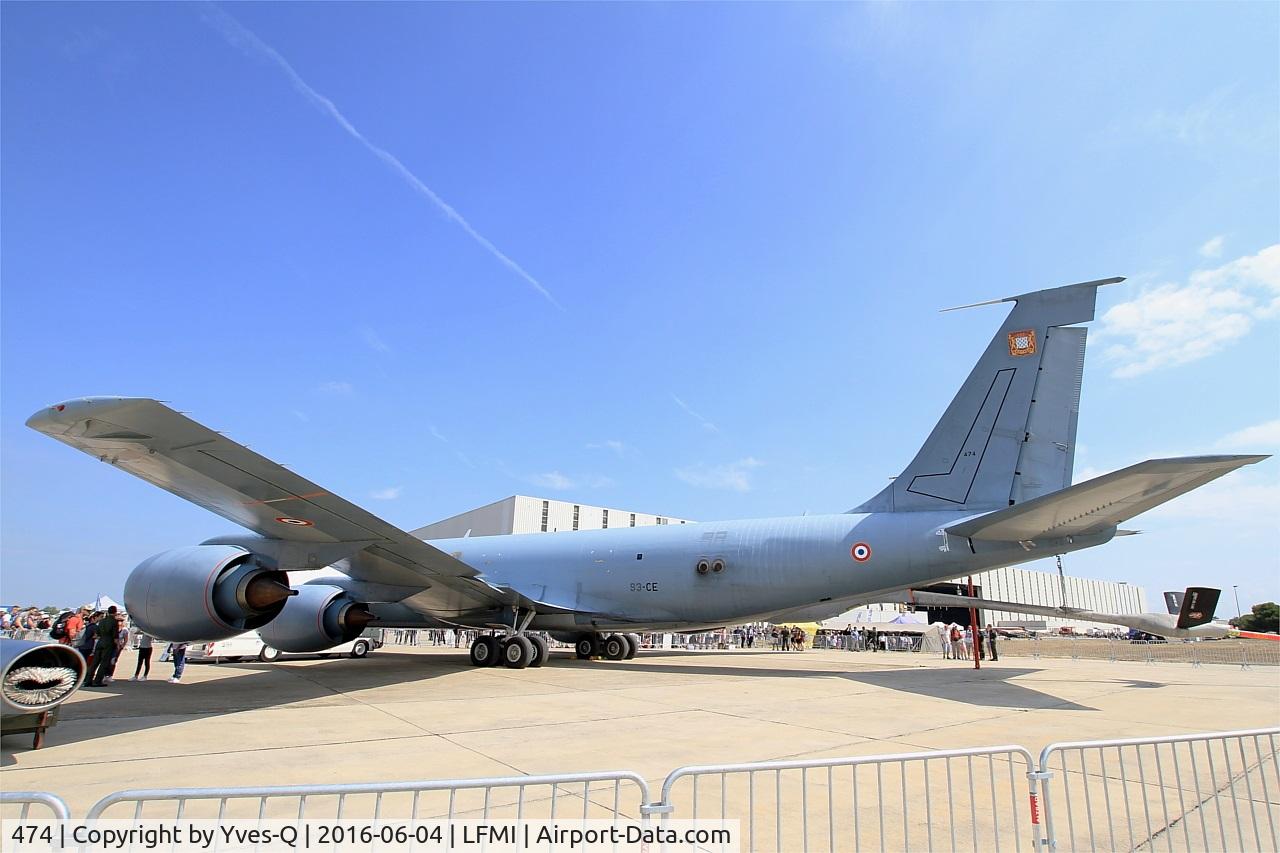 474, 1964 Boeing C-135FR Stratotanker C/N 18683, Boeing C-135FR Stratotanker, Static display, Istres-Le Tubé Air Base 125 (LFMI-QIE) open day 2016