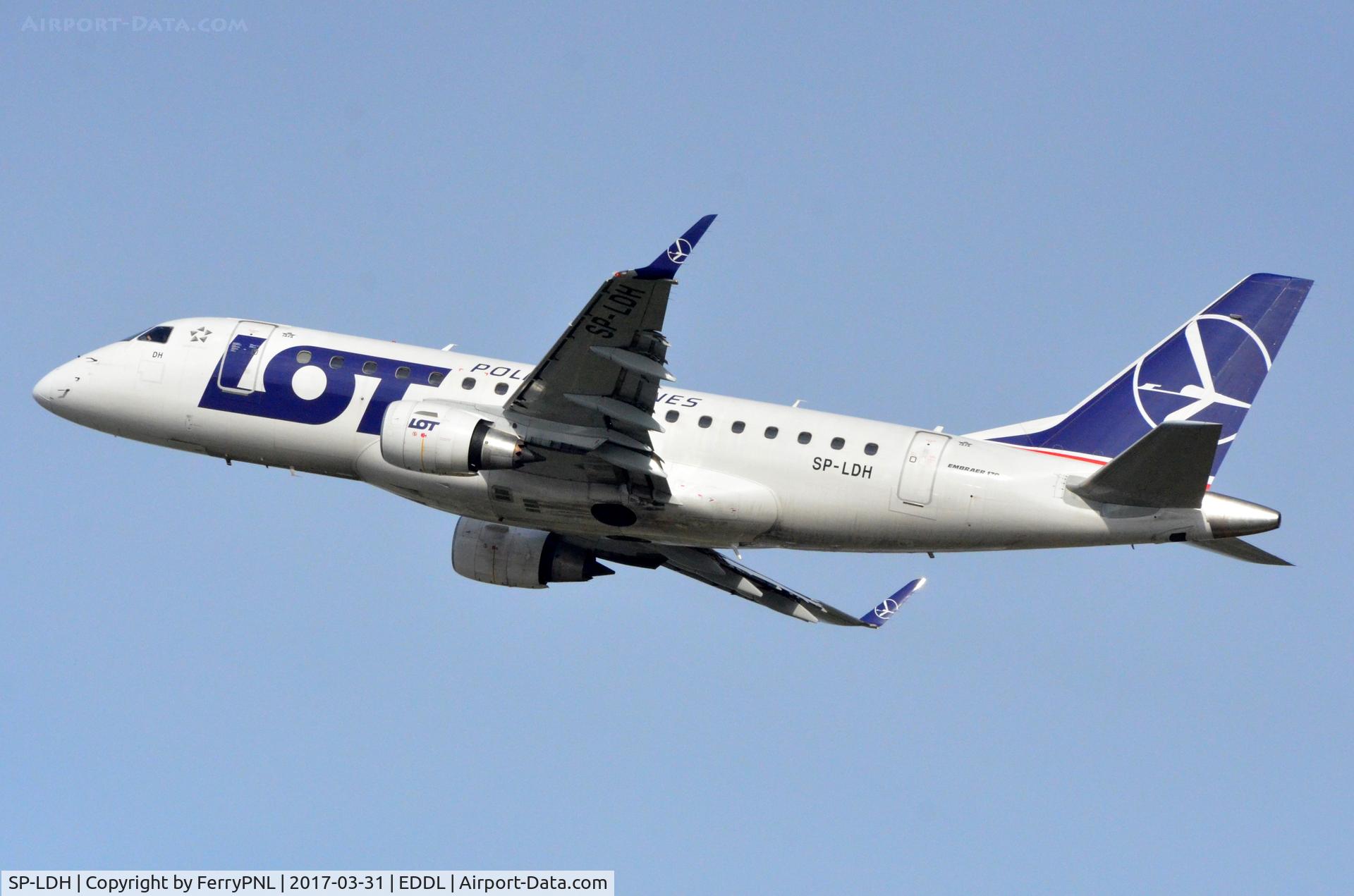 SP-LDH, 2005 Embraer 170LR (ERJ-170-100LR) C/N 17000069, LOT ERJ170 taking-off.
