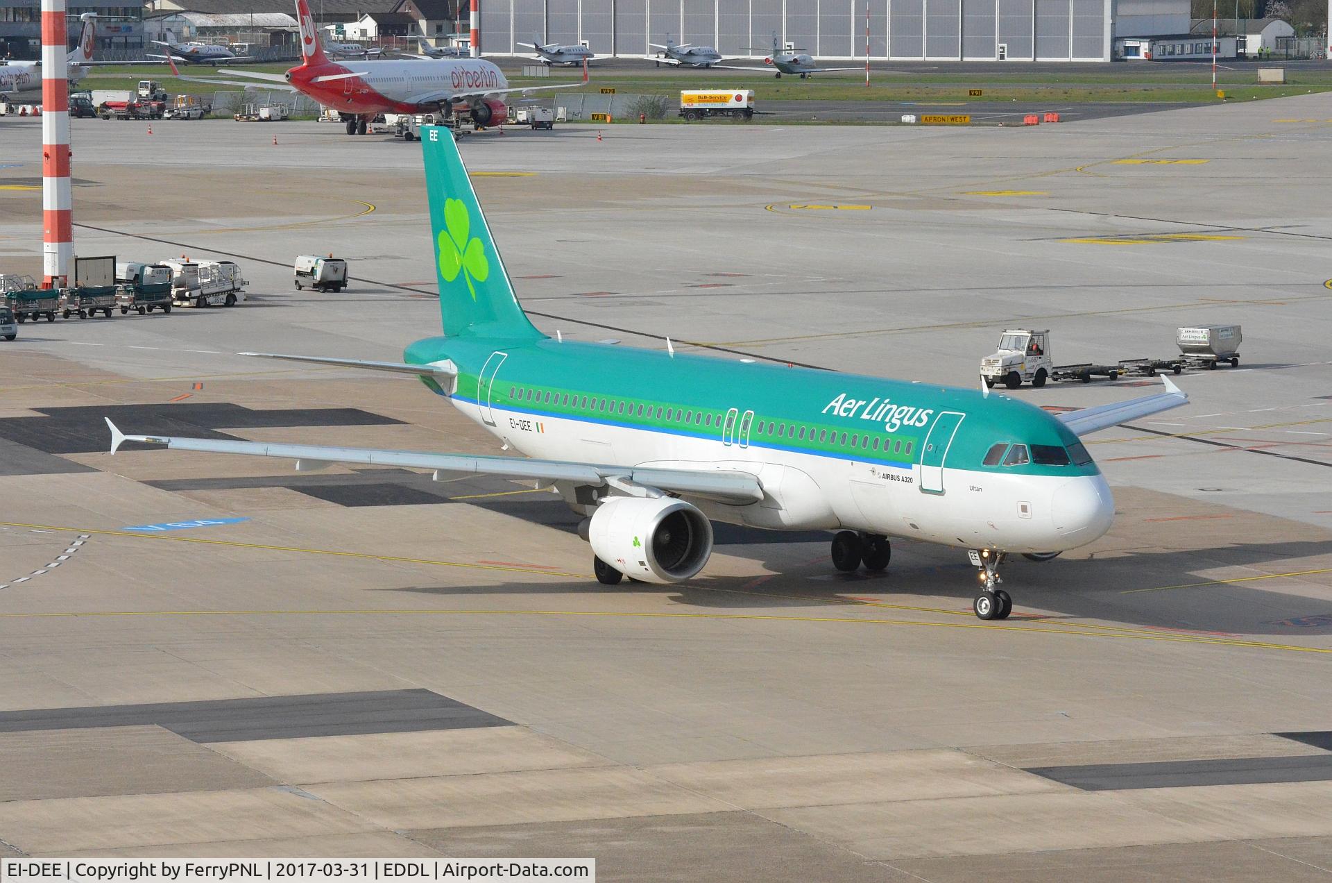 EI-DEE, 2004 Airbus A320-214 C/N 2250, Aer Lingus A320 taxying for departure to DUB