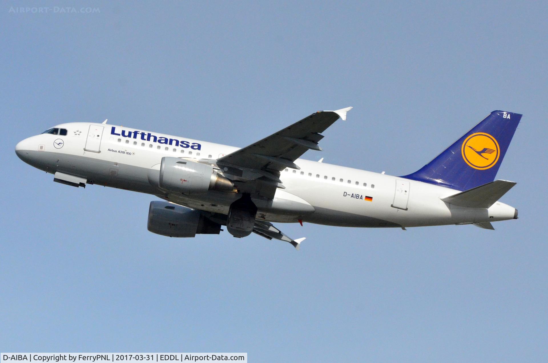D-AIBA, 2009 Airbus A319-114 C/N 4141, Lufthansa A319 taking-off.