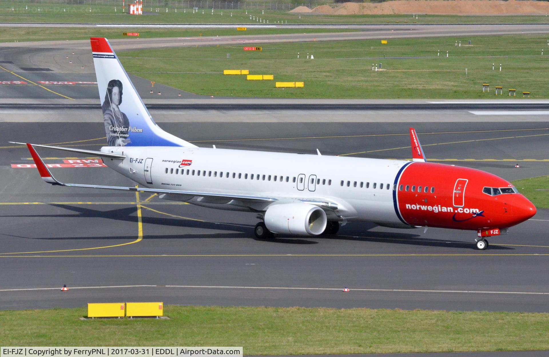 EI-FJZ, 2016 Boeing 737-800 C/N 42082, Norwegian B738 arrived from BCN