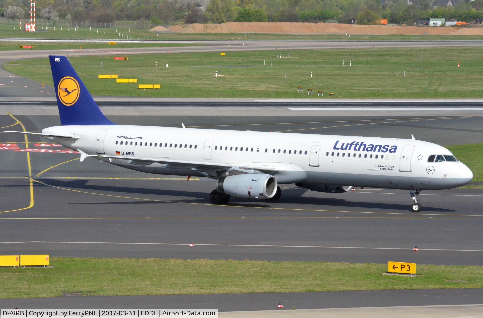 D-AIRB, 1993 Airbus A321-131 C/N 0468, Lufthansa A321 arrived