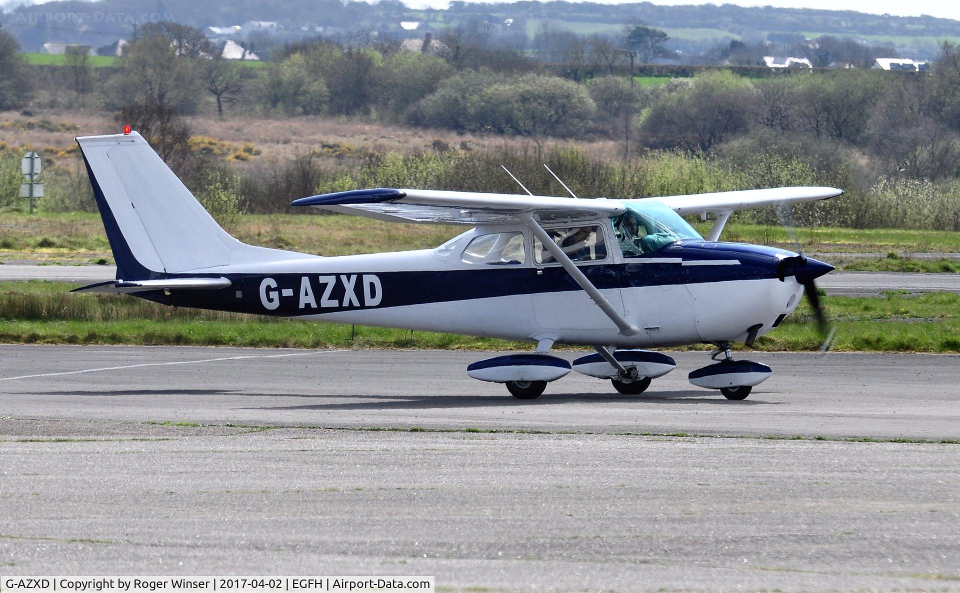 G-AZXD, 1972 Reims Cessna F172L C/N 0878, Visiting Reims/Cessna Skyhawk.