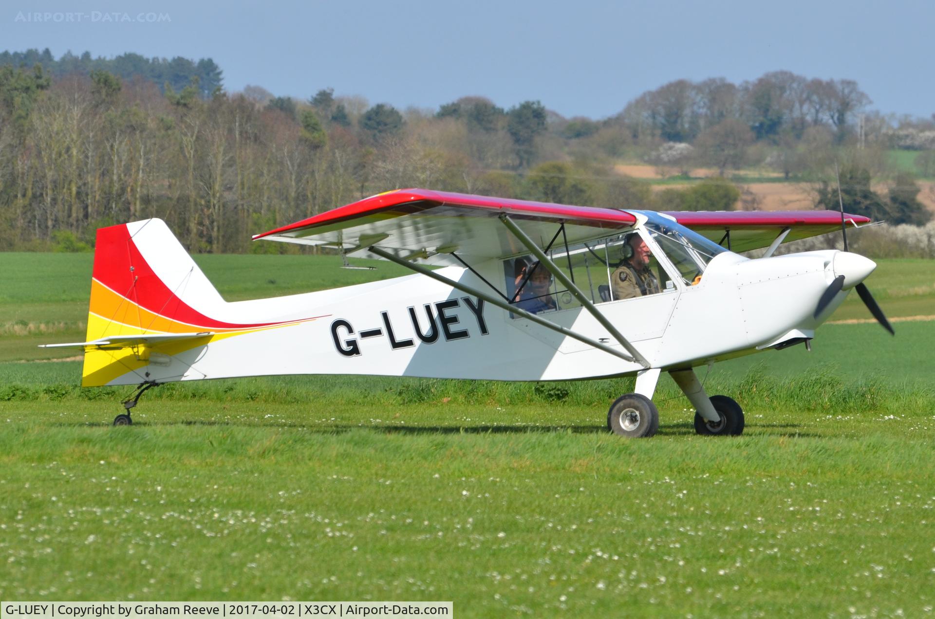 G-LUEY, 2010 Rans S-7S Courier C/N LAA 218-14772, Just landed at Northrepps.