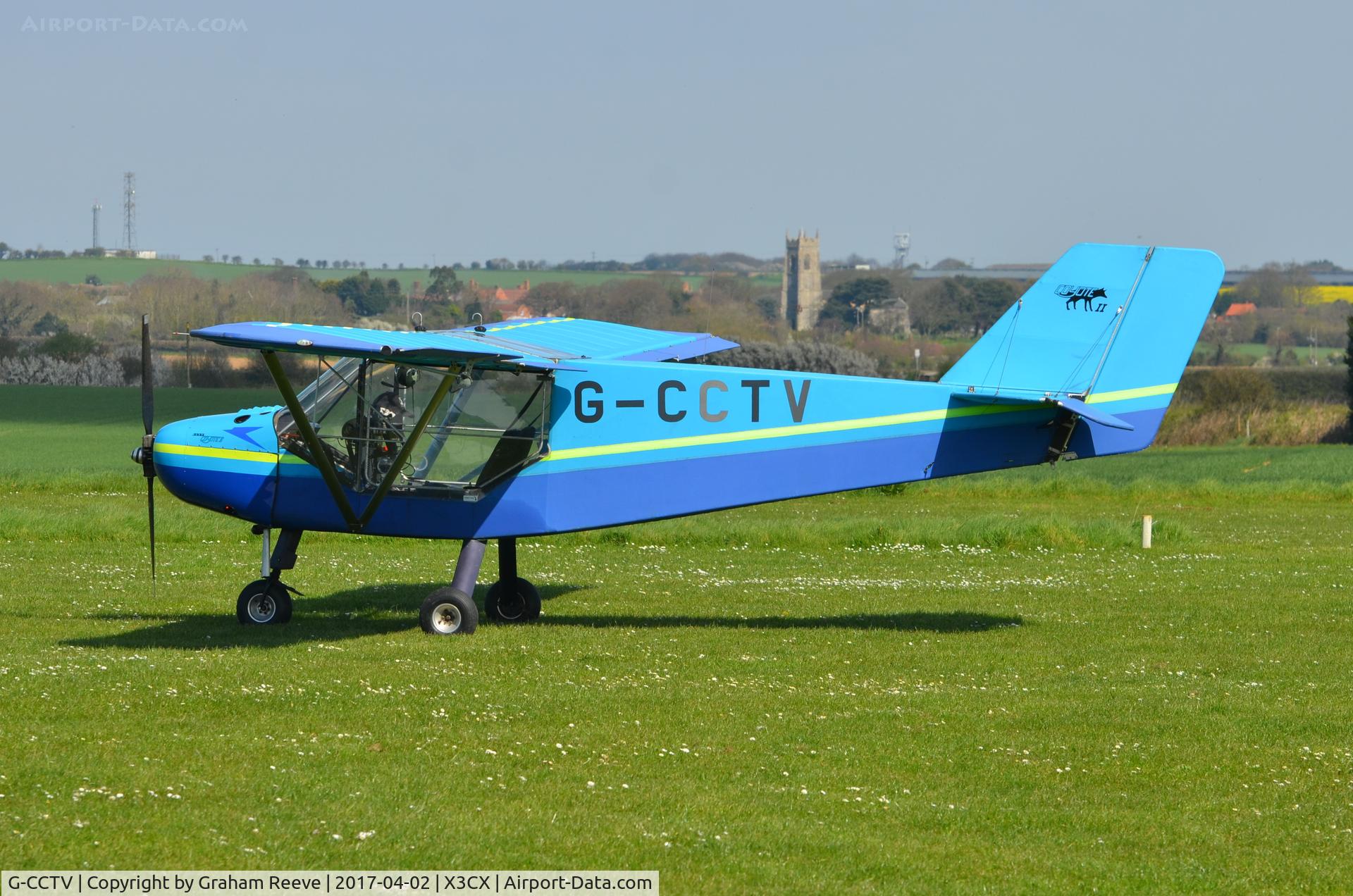 G-CCTV, 2003 Rans S-6ES Coyote II C/N PFA 204-14069, Parked at Northrepps.