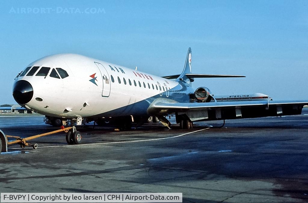 F-BVPY, 1971 Aerospatiale SE-210 Caravelle 12 C/N 271, Copenhagen november 1976