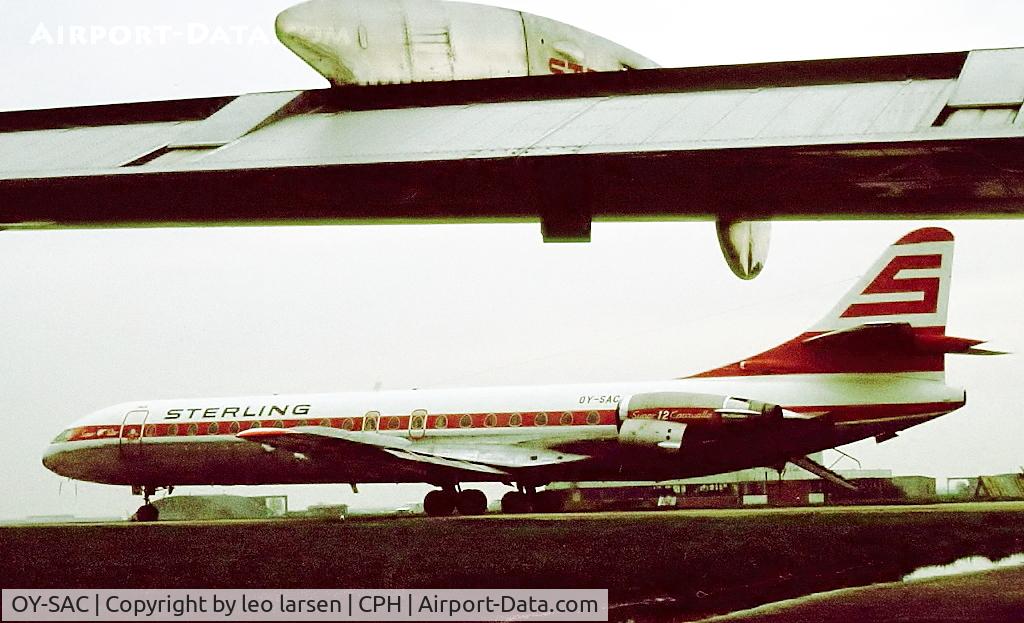 OY-SAC, 1971 Aerospatiale SE-210 Caravelle 12 C/N 269, Copenhagen 1972