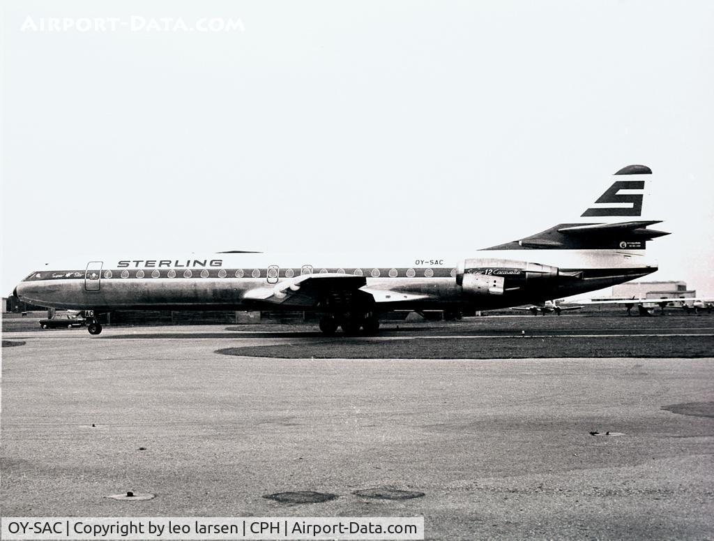 OY-SAC, 1971 Aerospatiale SE-210 Caravelle 12 C/N 269, Copenhagen 1974