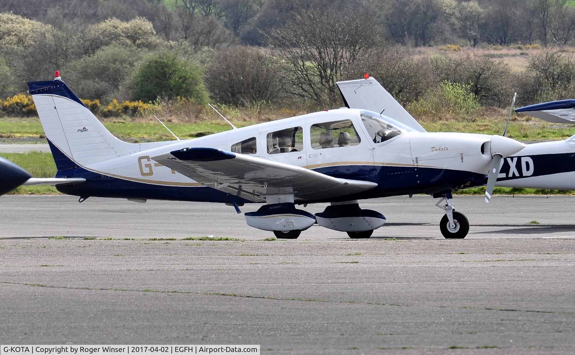 G-KOTA, 1980 Piper PA-28-236 Dakota C/N 28-8011044, Visiting Piper Dakota.
