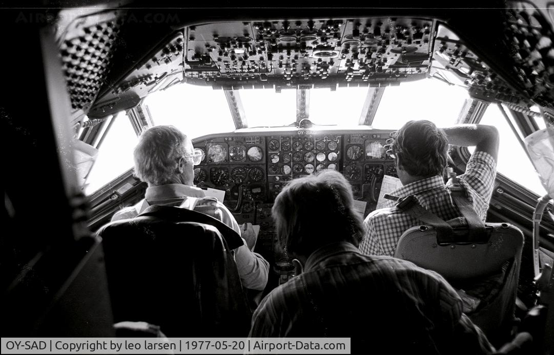 OY-SAD, 1971 Aerospatiale SE-210 Super Caravelle 12 C/N 272, In Air 20.5.1977 duing Test flight