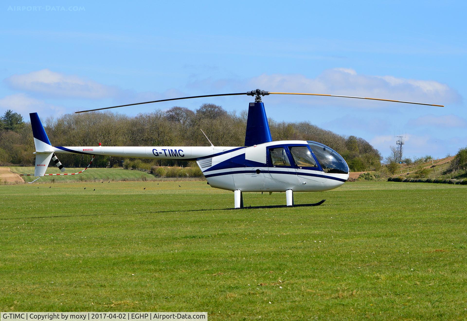 G-TIMC, 2006 Robinson R44 Raven II C/N 11102, Robinson R44 Raven II at Popham.