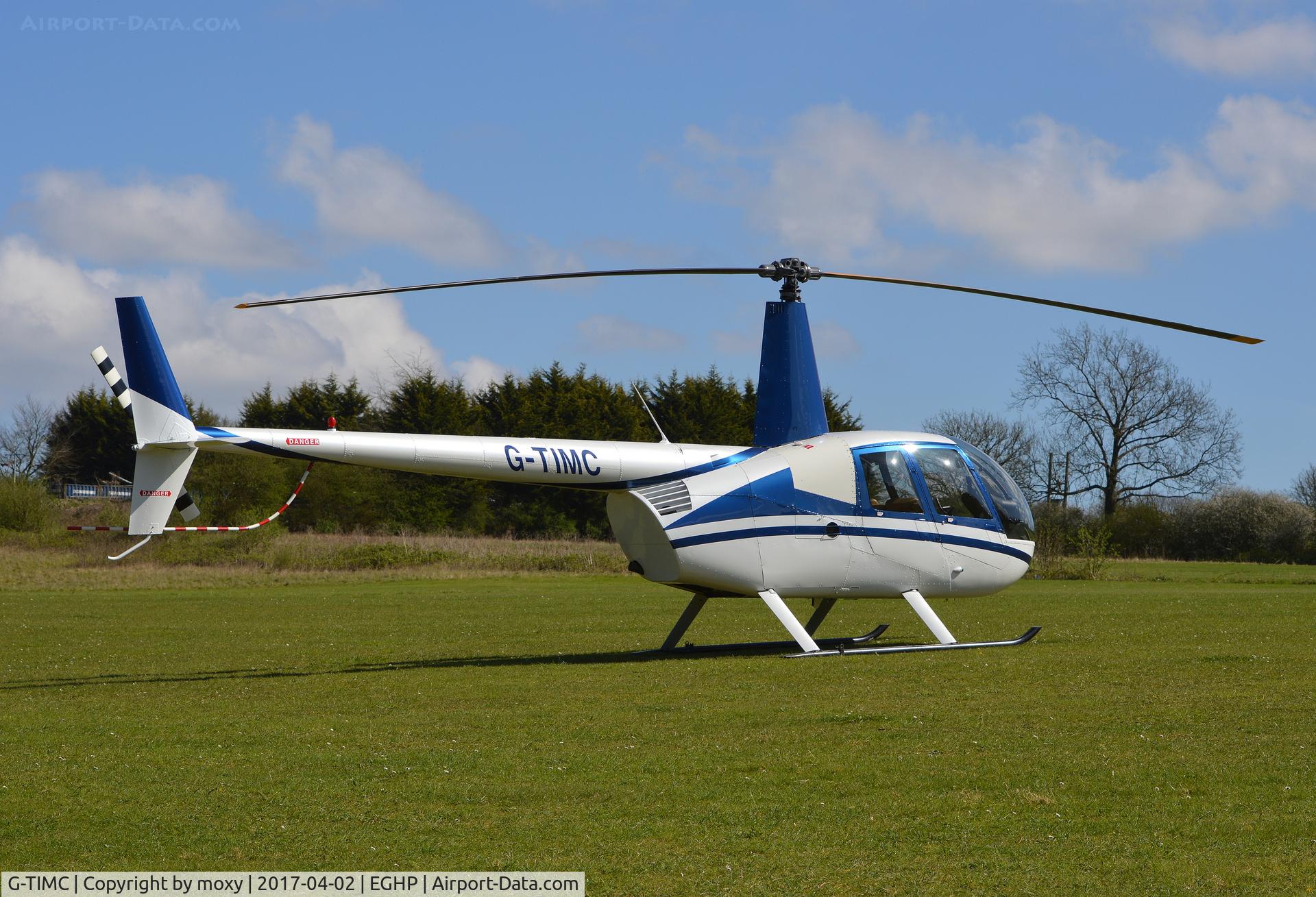 G-TIMC, 2006 Robinson R44 Raven II C/N 11102, Robinson R44 Raven II at Popham.