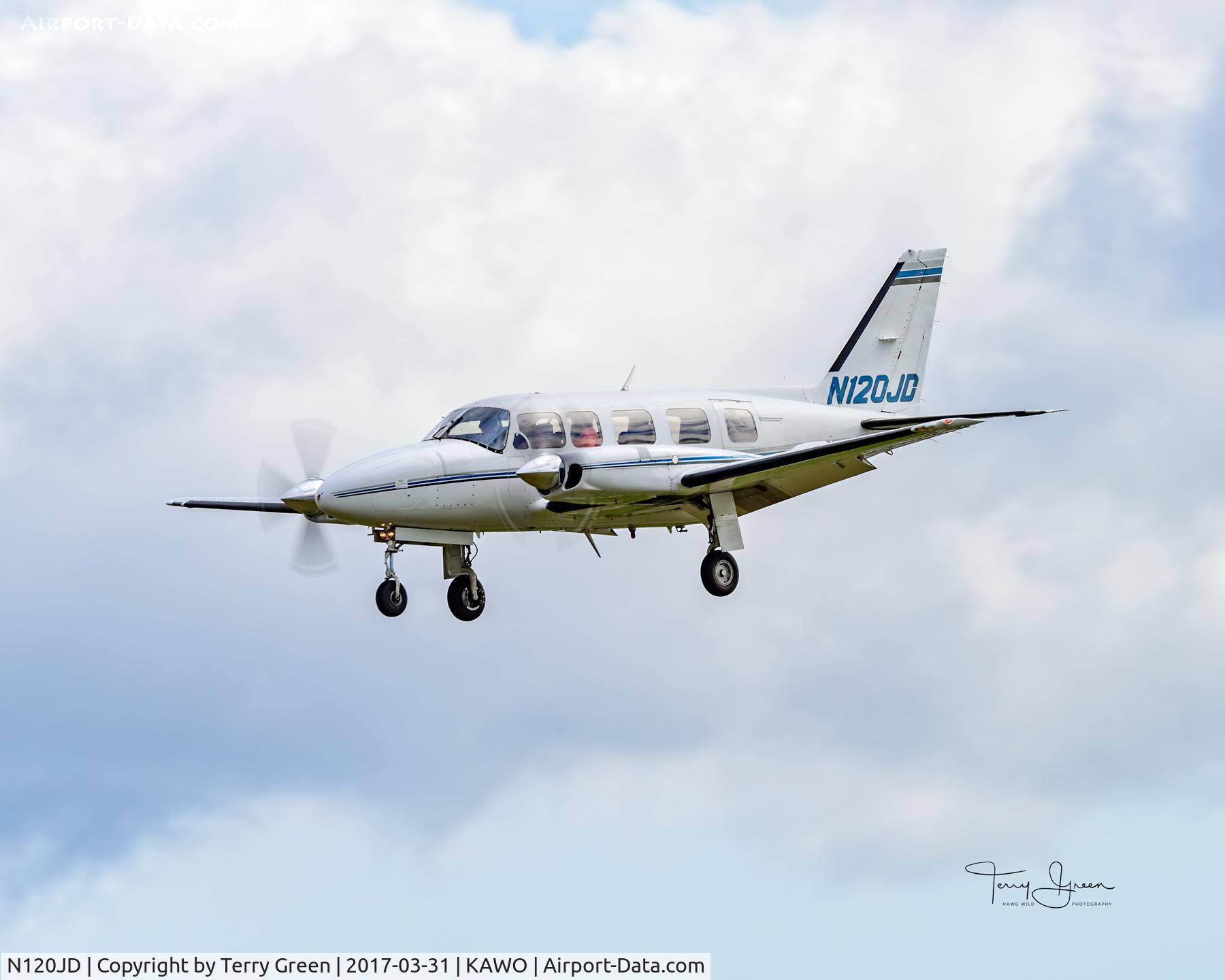 N120JD, 1981 Piper PA-31-350 Chieftain C/N 31-8152179, KAWO