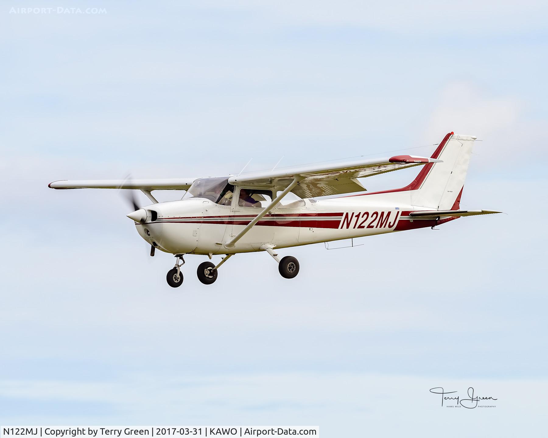 N122MJ, 1977 Cessna 172N C/N 17270043, KAWO