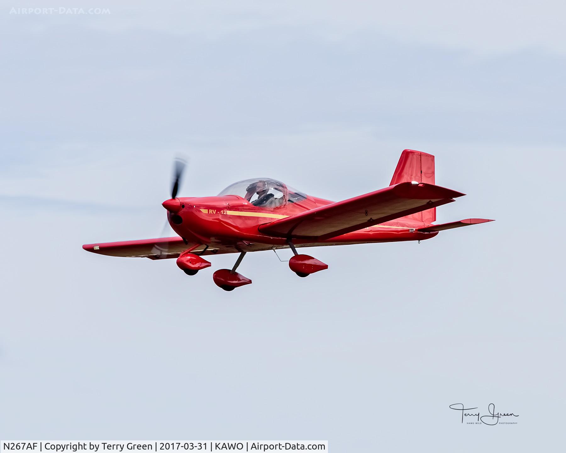 N267AF, 2012 Vans RV-12 C/N 120278, KAWO