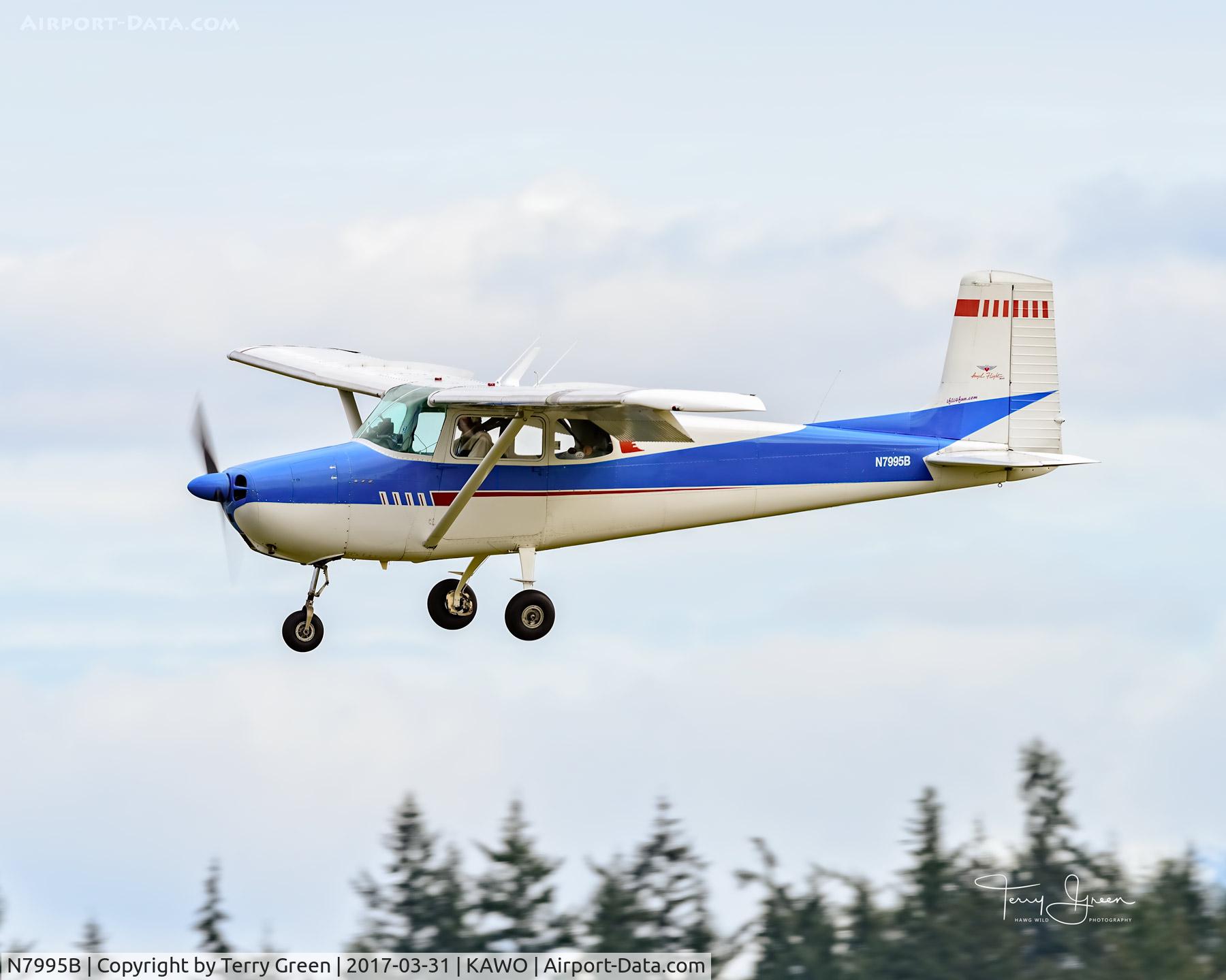 N7995B, 1957 Cessna 172 C/N 29795, KAWO