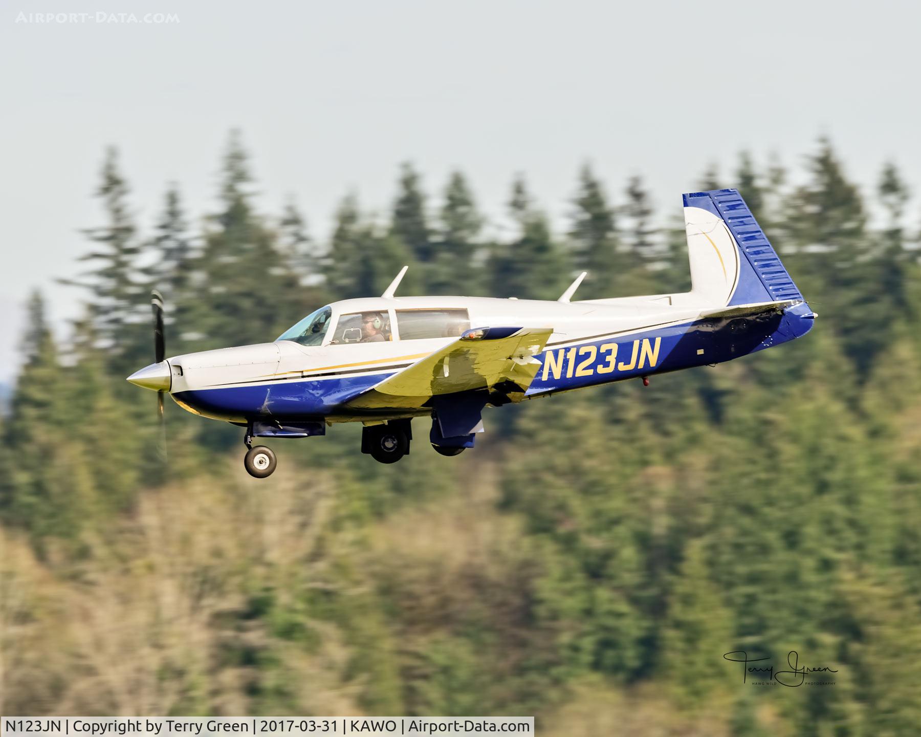 N123JN, 1979 Mooney M20K C/N 25-0060, KAWO