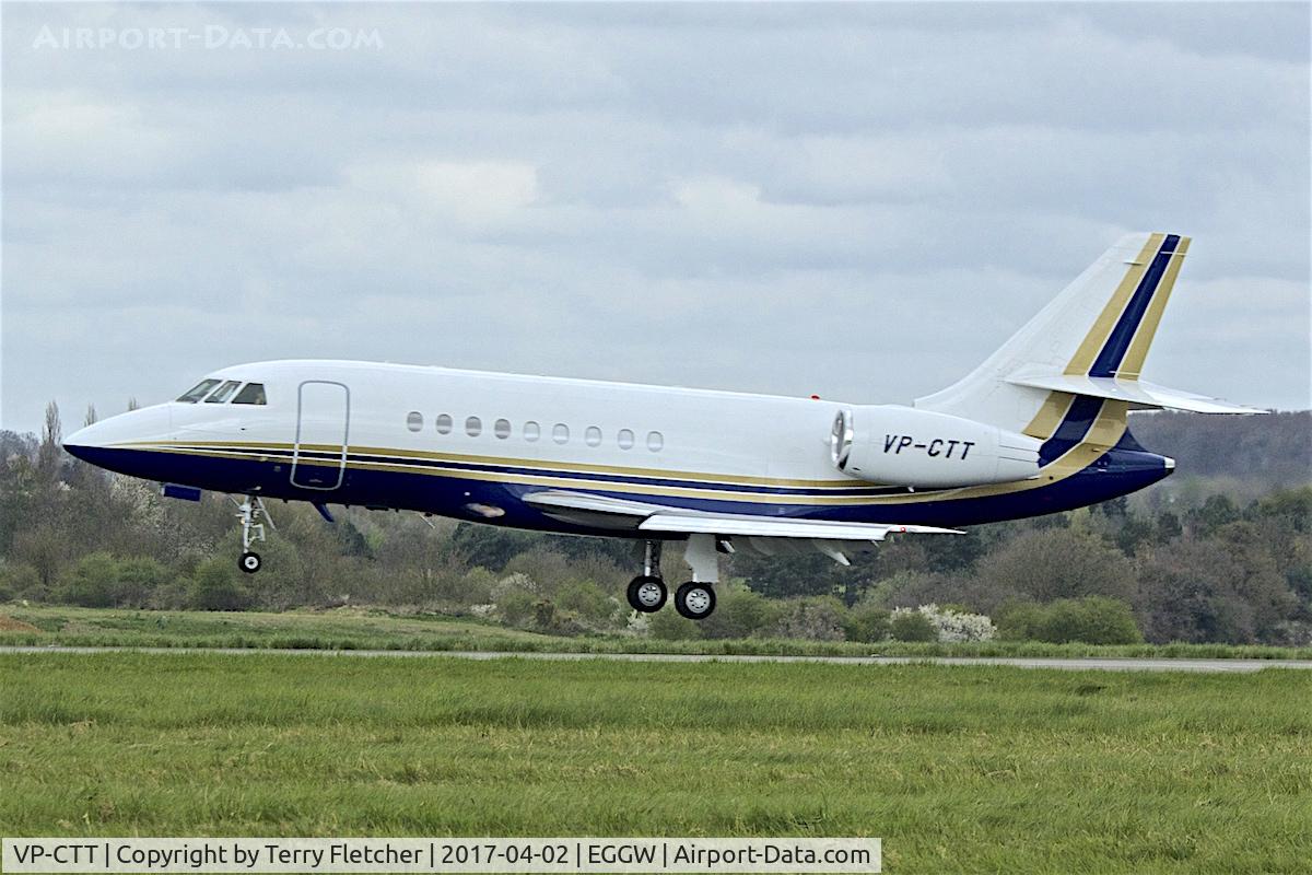 VP-CTT, 2007 Dassault Falcon 2000EX C/N 139, At London Luton