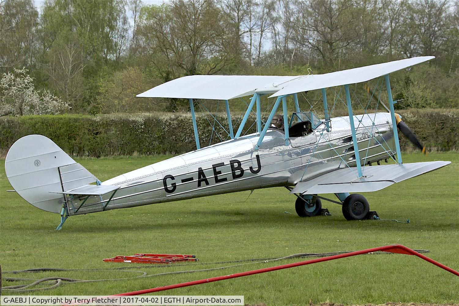 G-AEBJ, 1936 Blackburn B.2 Series 1 C/N 6300/8, At Old Warden