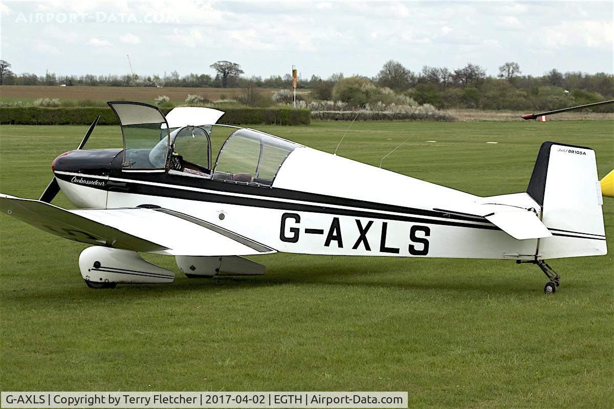 G-AXLS, 1959 Jodel DR-105A Ambassadeur C/N 86, At Old Warden
