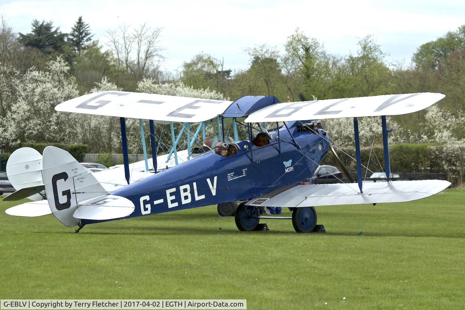 G-EBLV, 1925 De Havilland DH-60 Moth C/N 188, At Old Warden