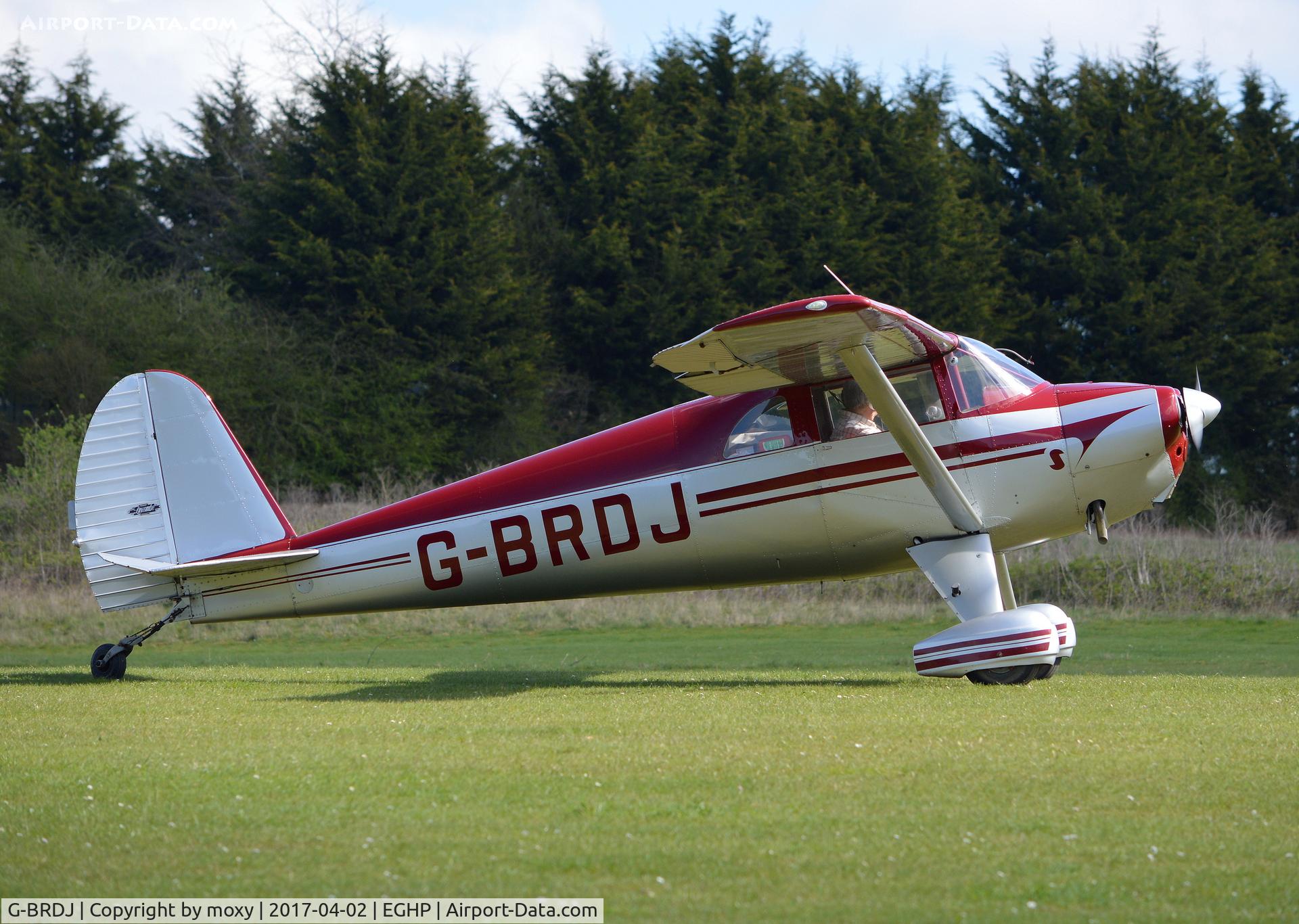 G-BRDJ, 1946 Luscombe 8F Silvaire C/N 3411, Luscombe 8F Silvaire at Popham. Ex N71984