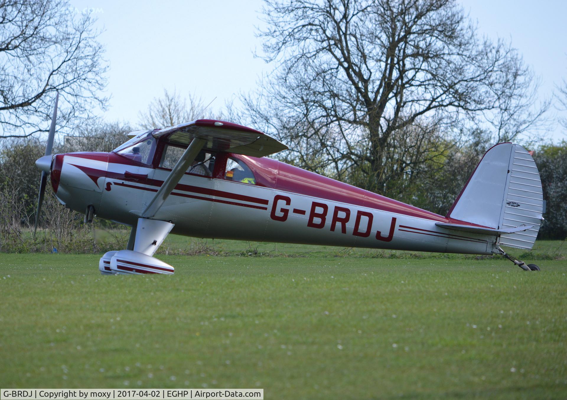 G-BRDJ, 1946 Luscombe 8F Silvaire C/N 3411, Luscombe 8F Silvaire at Popham. Ex N71984