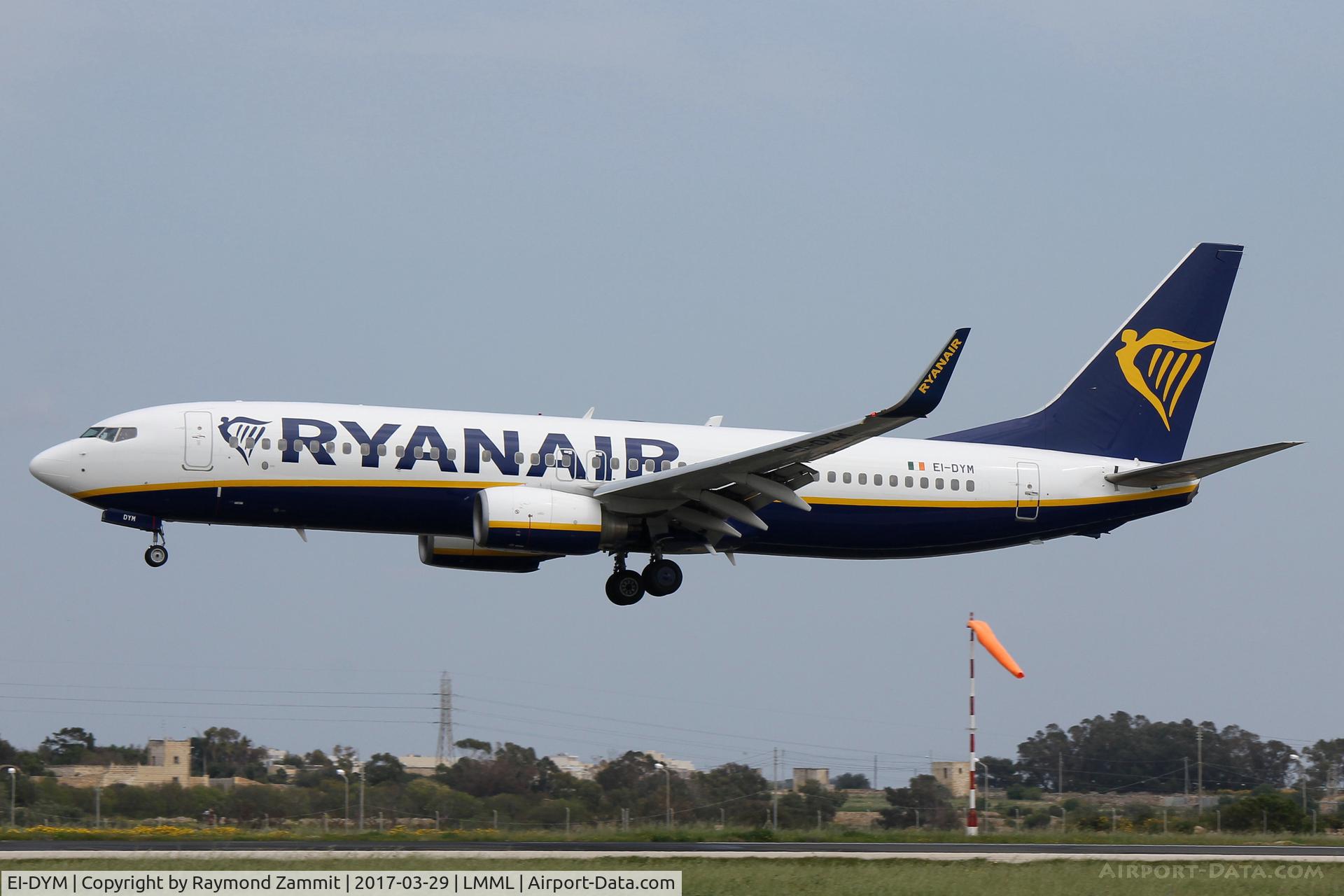 EI-DYM, 2008 Boeing 737-8AS C/N 36575, B737-800 EI-DYM Ryanair