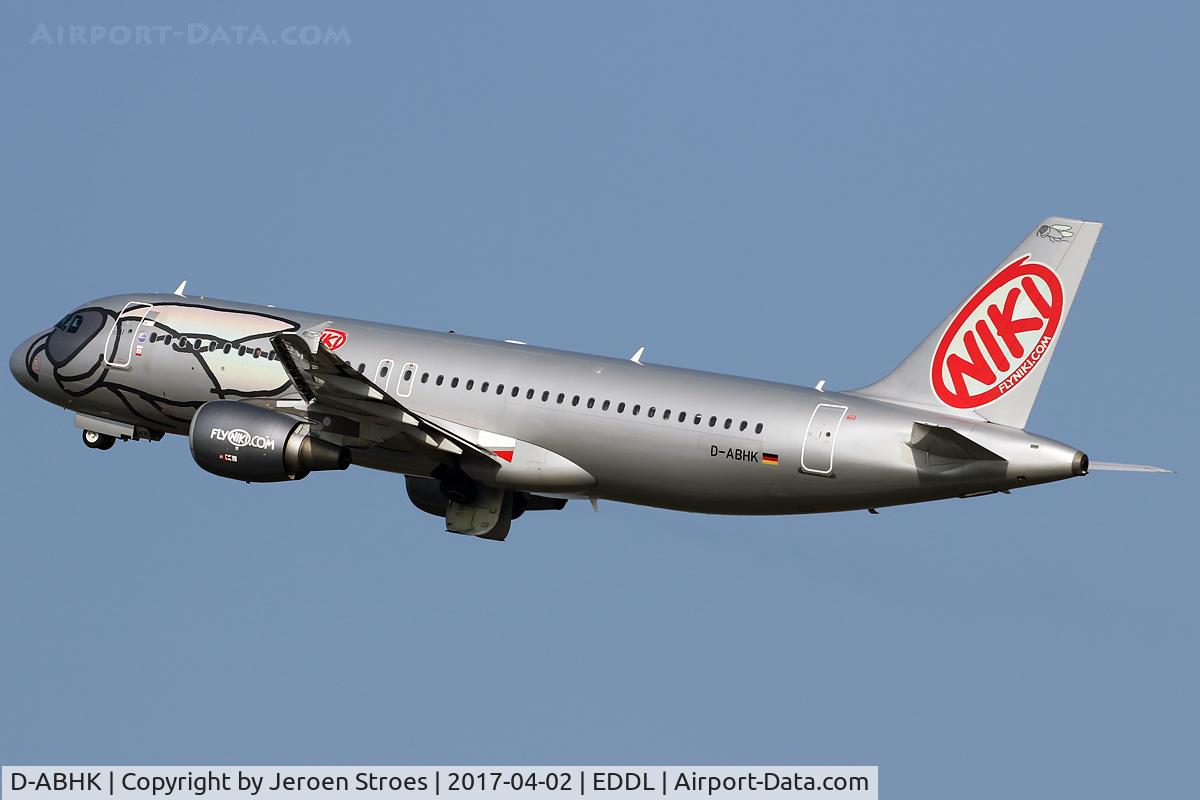 D-ABHK, 2010 Airbus A320-214 C/N 4581, niki livery