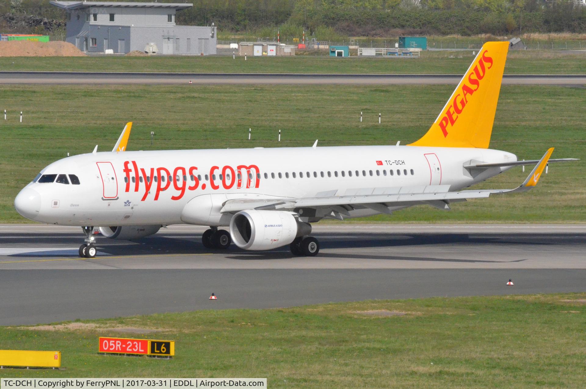 TC-DCH, 2015 Airbus A320-216 C/N 6619, Pegasus A320 in DUS
