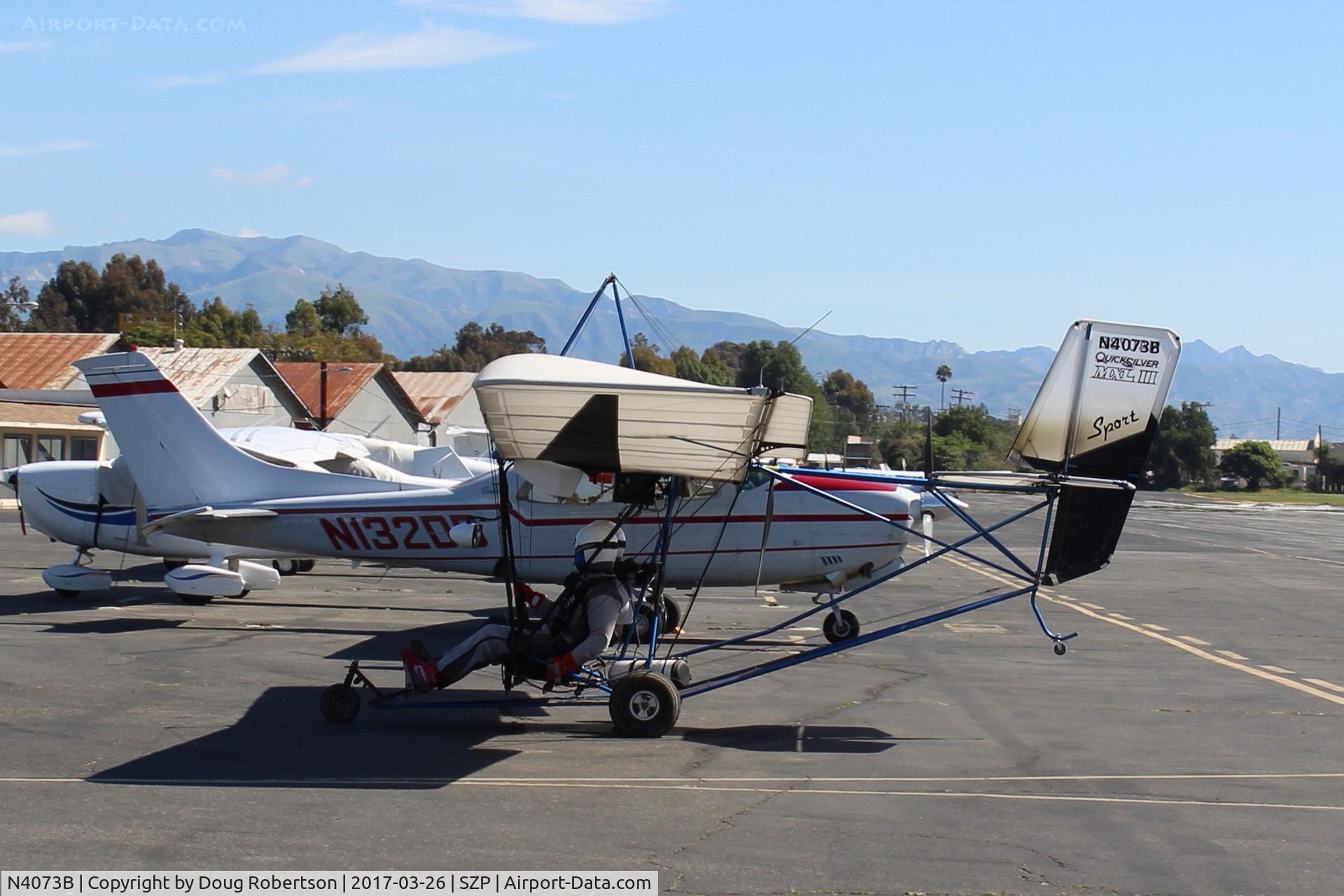 N4073B, 2000 Quicksilver Sport II C/N 841, 2000 Stanton Quicksilver SPORT II, Rotax 503 Experimental Ultralight, taxi after landing Rwy 22