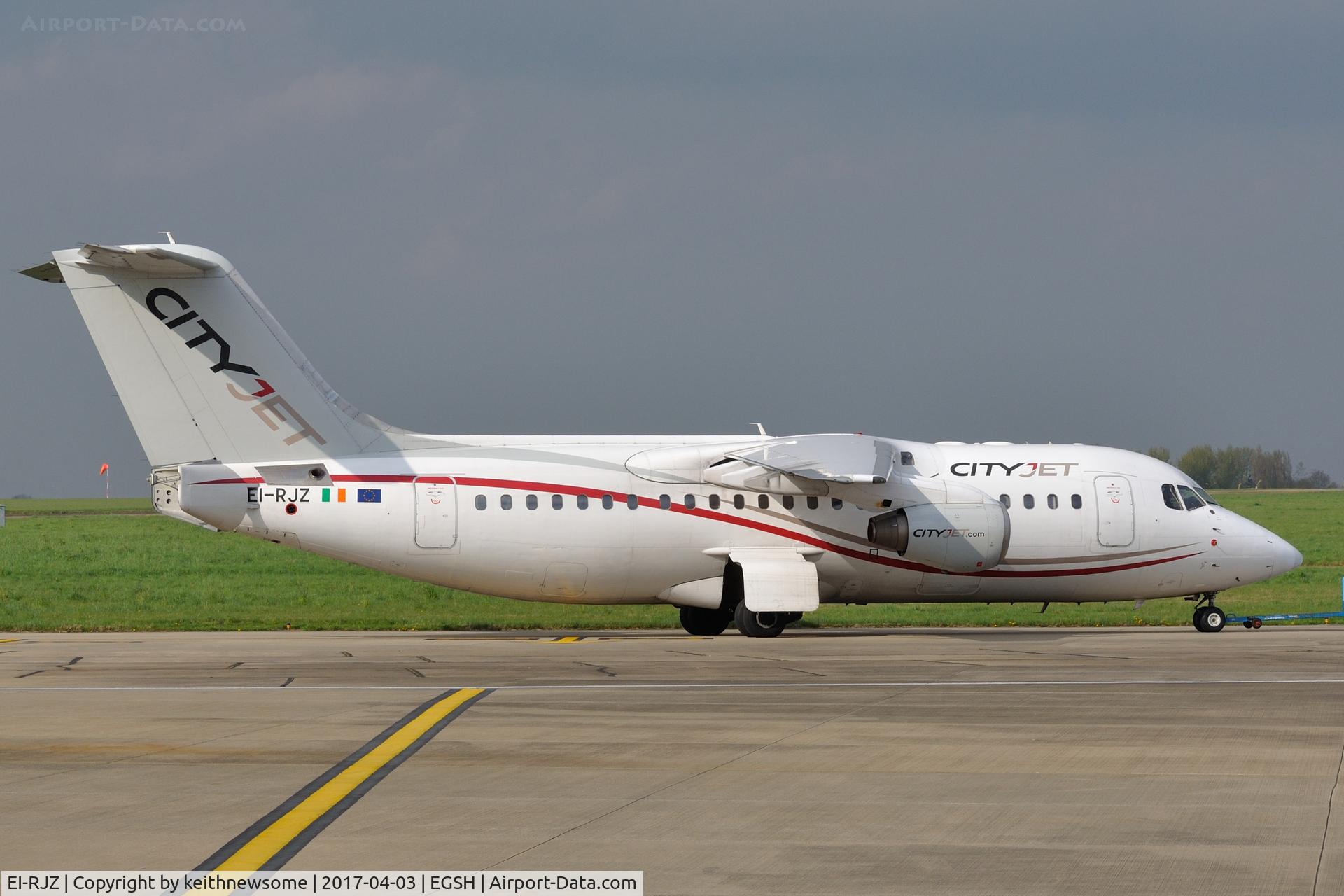 EI-RJZ, 1998 BAe Systems Avro 146-RJ85A C/N E.2326, Towed from engine runs.