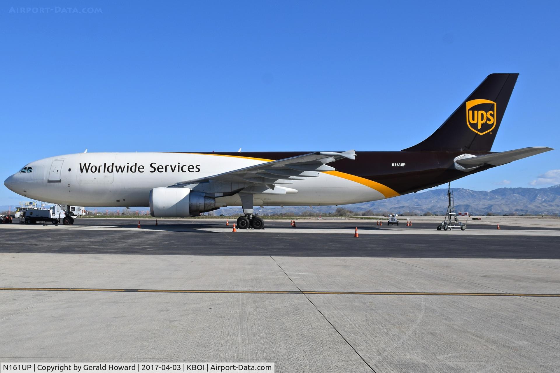 N161UP, 2004 Airbus A300F4-622R C/N 0850, Parked on the UPS ramp.