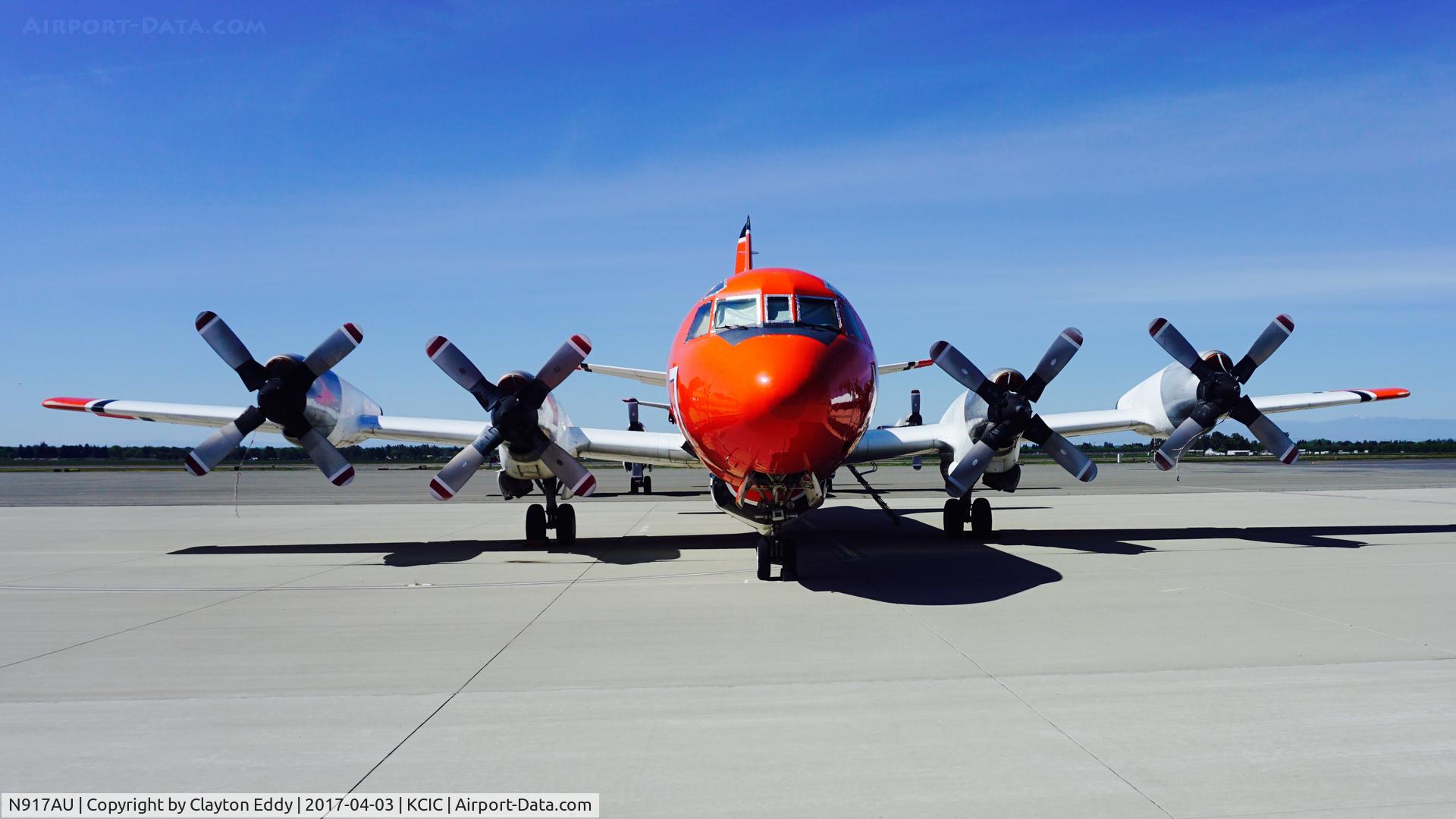 N917AU, 1963 Lockheed P-3A Orion C/N 185-5036 (150510), Chico Airport California. 2017.