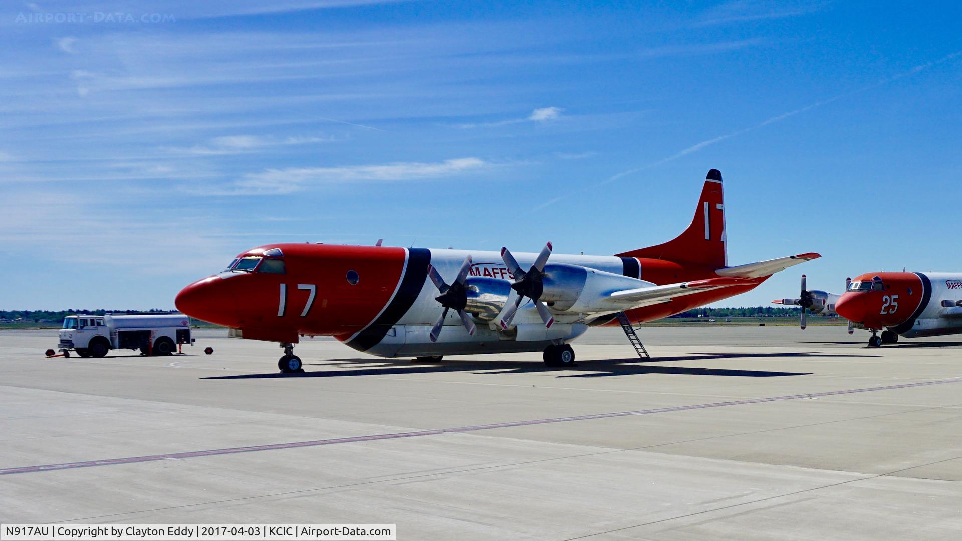 N917AU, 1963 Lockheed P-3A Orion C/N 185-5036 (150510), Chico Airport California. 2017.