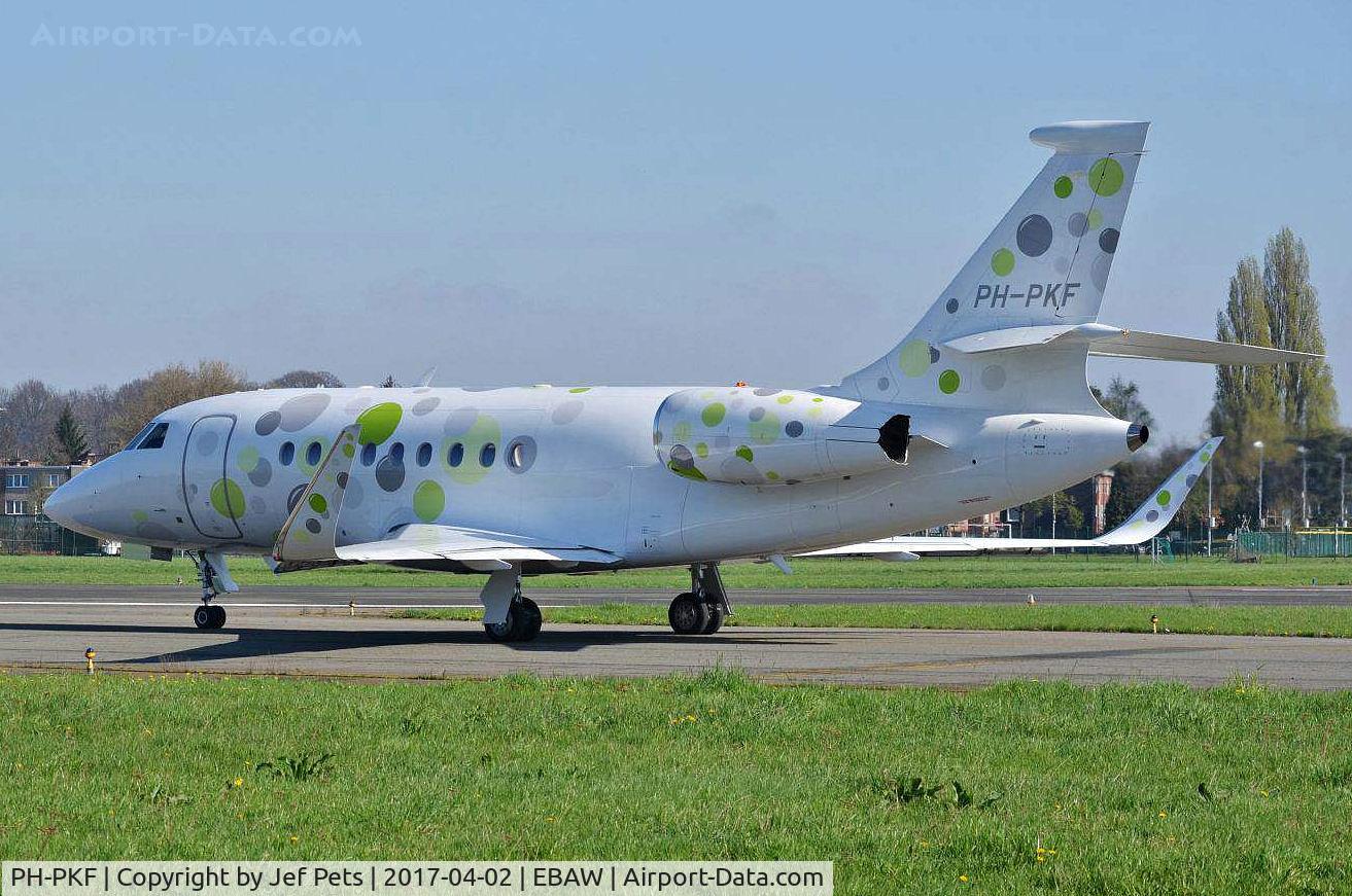 PH-PKF, 2015 Dassault Falcon 2000LXS C/N 298, At Antwerp Airport.