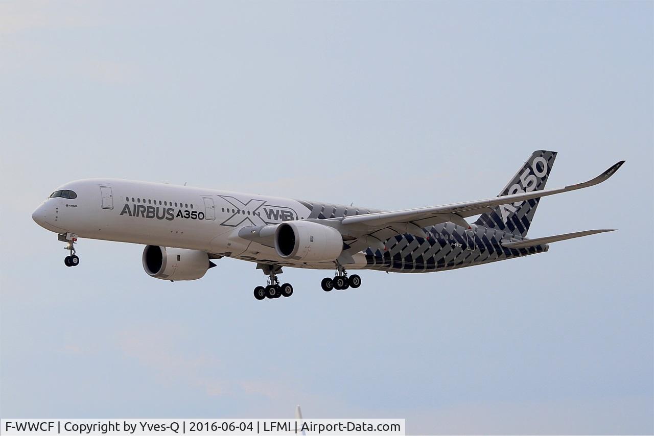 F-WWCF, 2013 Airbus A350-941 C/N 002, Airbus A350-941, On display, Istres-Le Tubé Air Base 125 (LFMI-QIE) open day 2016