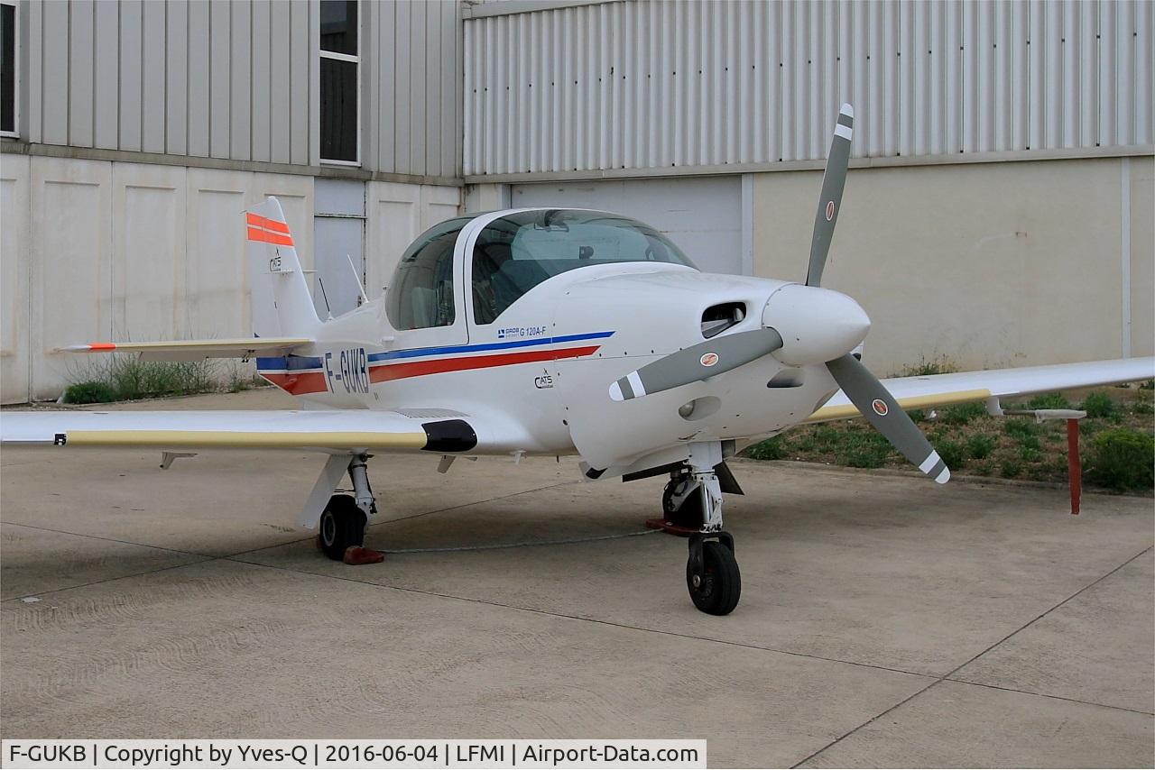 F-GUKB, Grob G-120A-F C/N 85036, Grob G-120A-F, Static display, Istres-Le Tubé Air Base 125 (LFMI-QIE) open day 2016