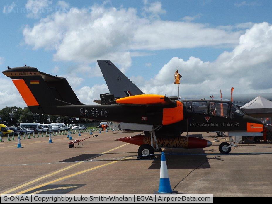 G-ONAA, 1971 North American OV-10B Bronco C/N 338-3, At RIAT 16.