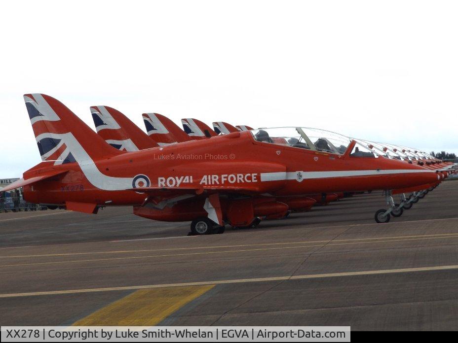 XX278, 1978 Hawker Siddeley Hawk T.1A C/N 103/312103, At the Air Tattoo 16.